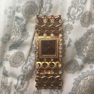 Guess Rose Gold-Tone watch.